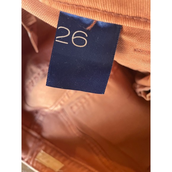 Anthropologie Pilcro The Low Rise Icon Flare Jeans 26 Women's Bronze Orange - Picture 6 of 10